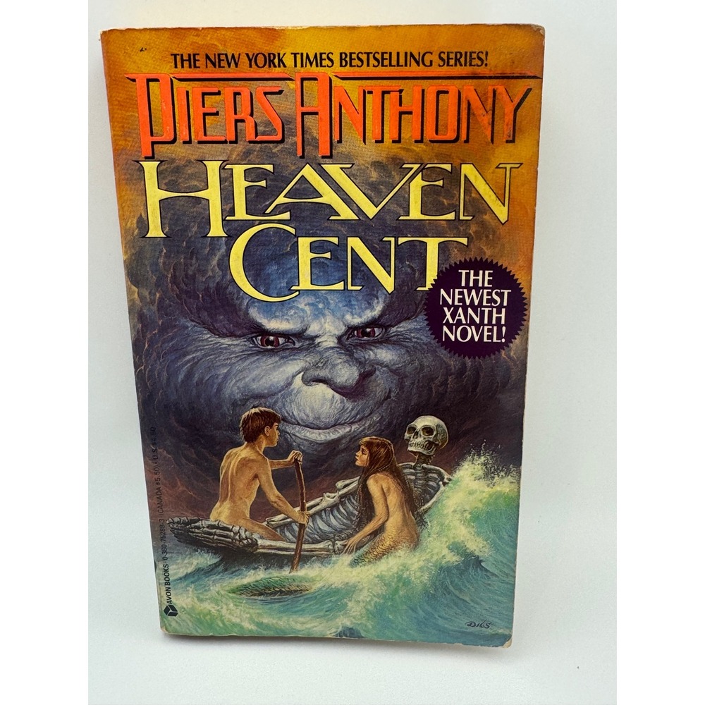 Heaven Cent Piers Anthony Xanth Book 11 Mass Market Paperback 1988 Avon Fantasy
